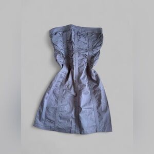 Dynamite Strapless Gray Dress